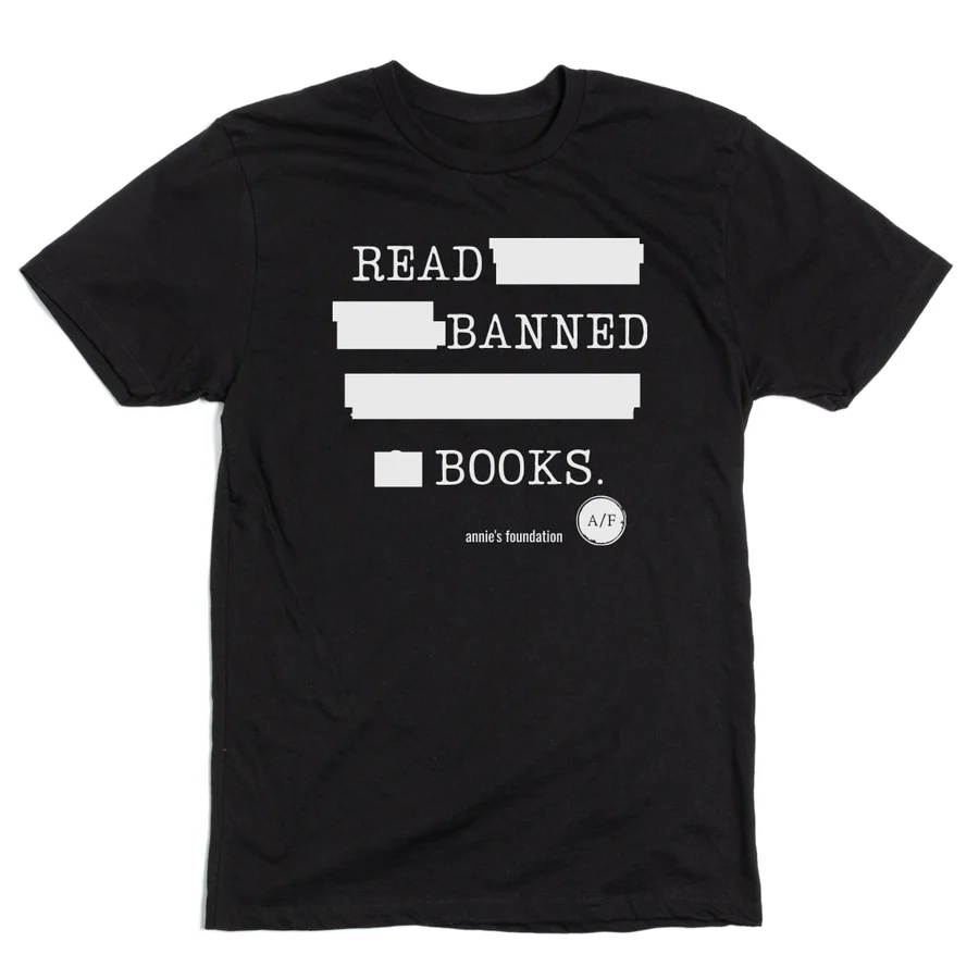 Black read banned books t-shirt